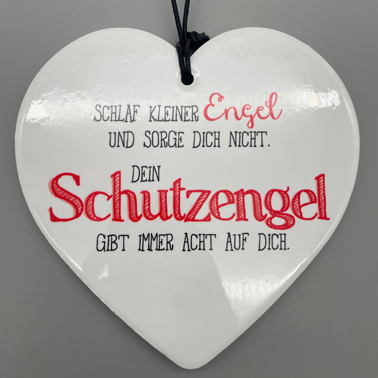 Herz Anhänger - unterschiedliche Sprüche | Deko hängend Geschenk von Wimpelberg