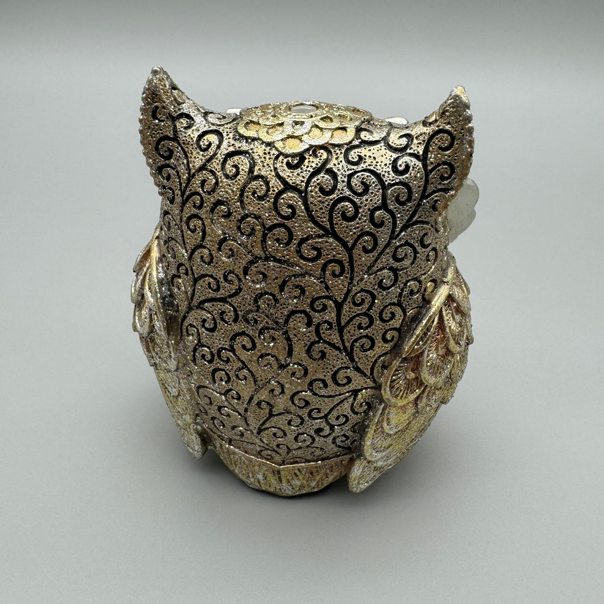 Dekofigur Eulenpaar ORNAMENTS – in Gold und Silber von Wimpelberg