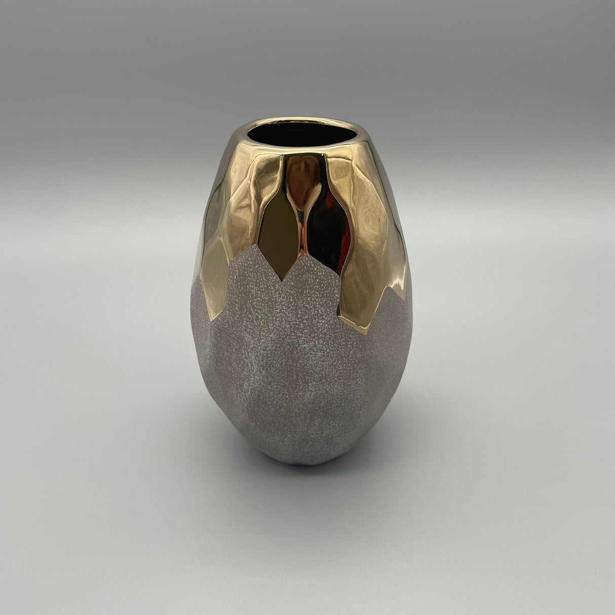 Vase "Sunlit Shimmer" sand-gold von Wimpelberg
