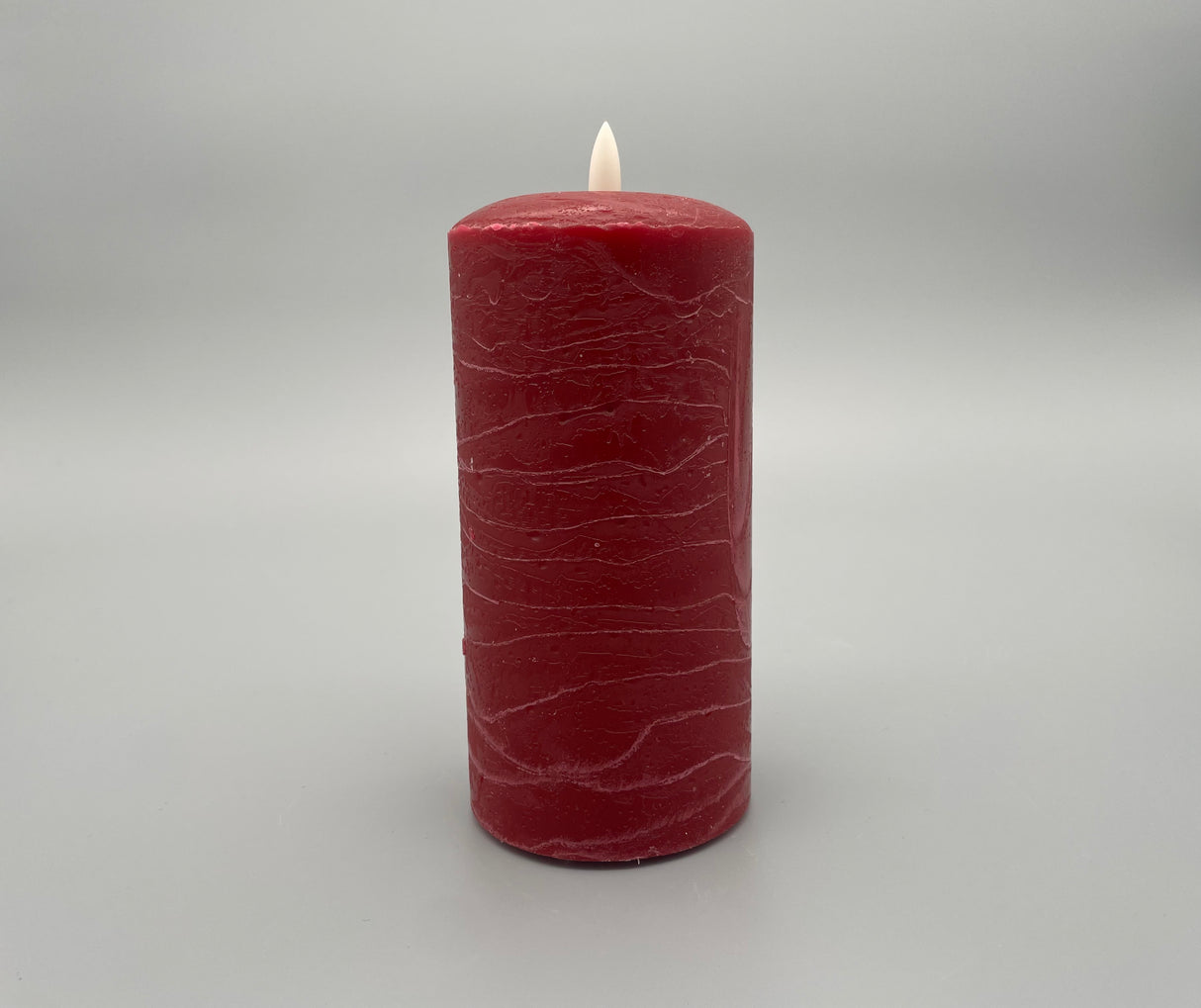 Weihnachtskerze LED - rustik von Wimpelberg