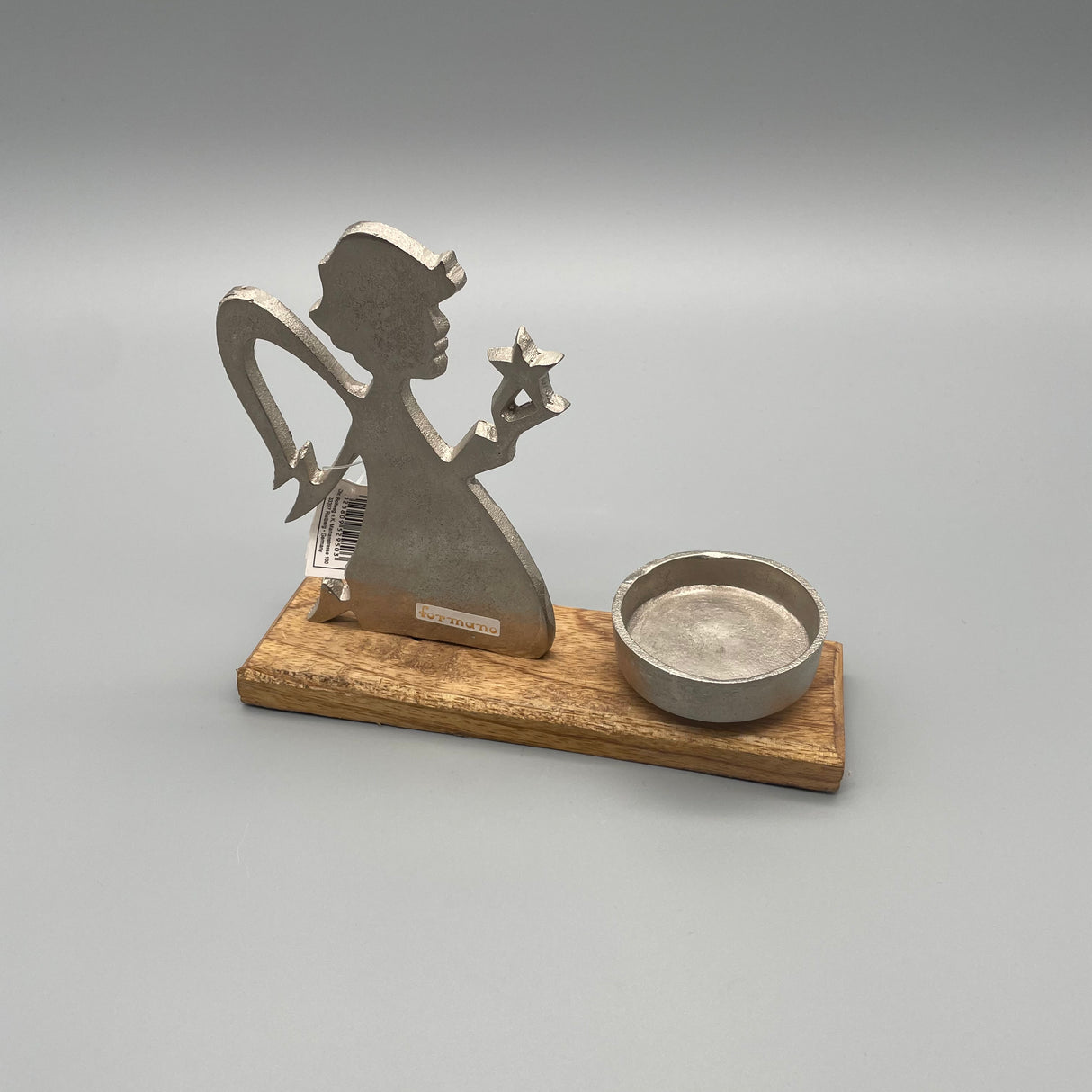 Teelichtleuchter aus Mango Holz von Wimpelberg