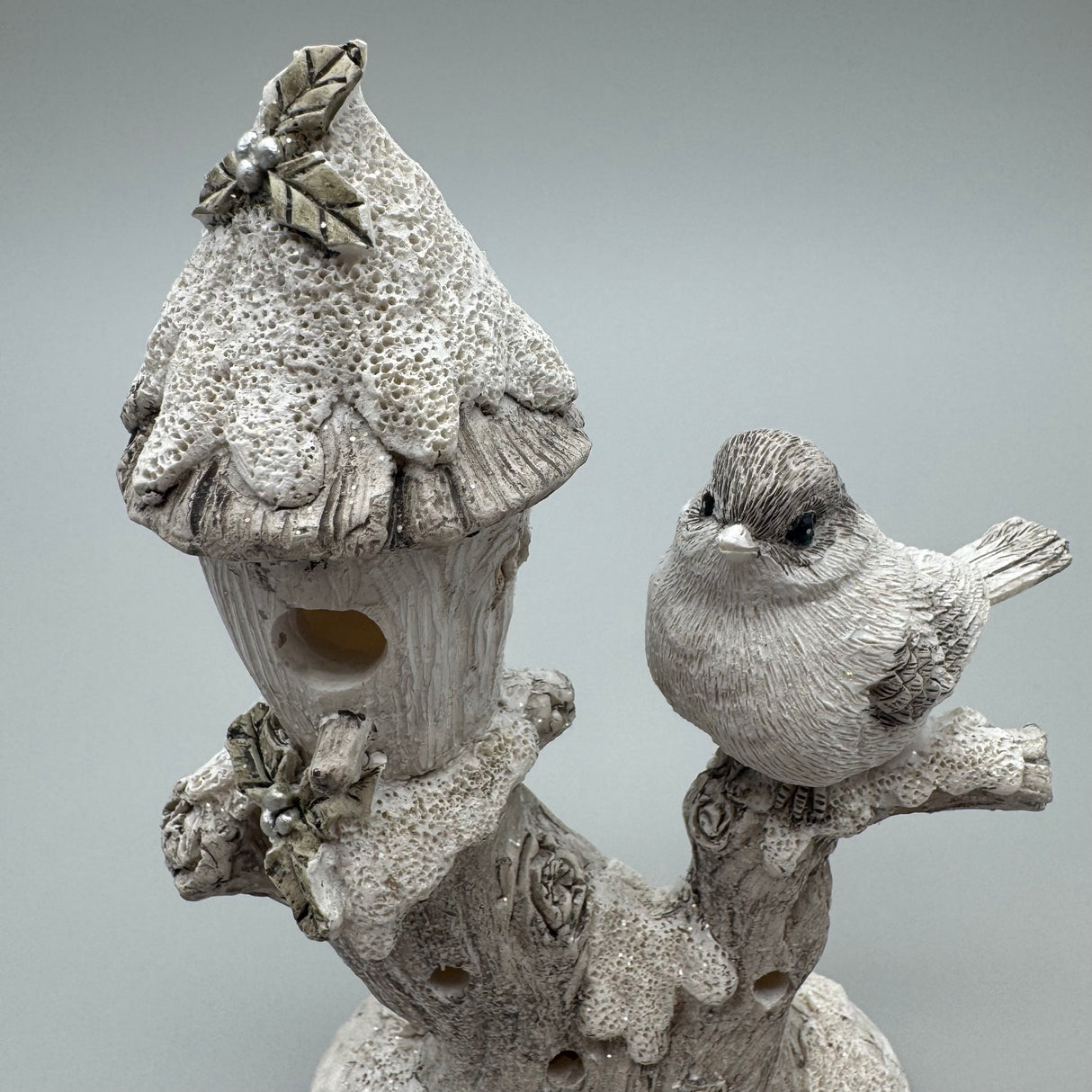 Vogelhaus mit Vogel 15 cm Formano Dekoobjekt Winter | Winterdeko von Wimpelberg