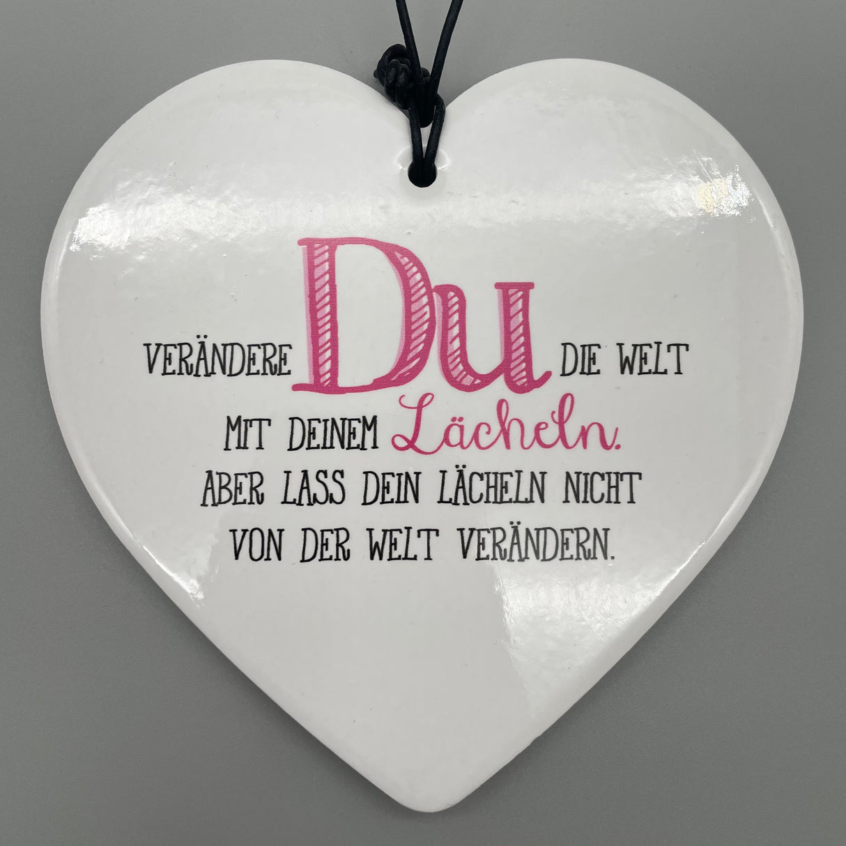 Herz Anhänger - unterschiedliche Sprüche | Deko hängend Geschenk von Wimpelberg