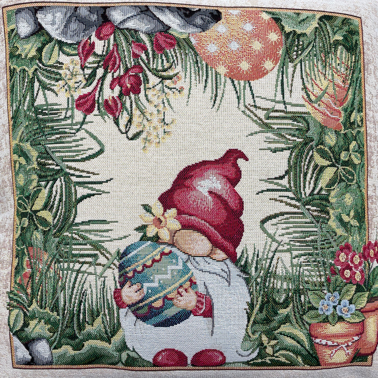 Kissenhülle 45x45cm Pinky Ostereier | Osterwichtel Kissenbezug von Wimpelberg