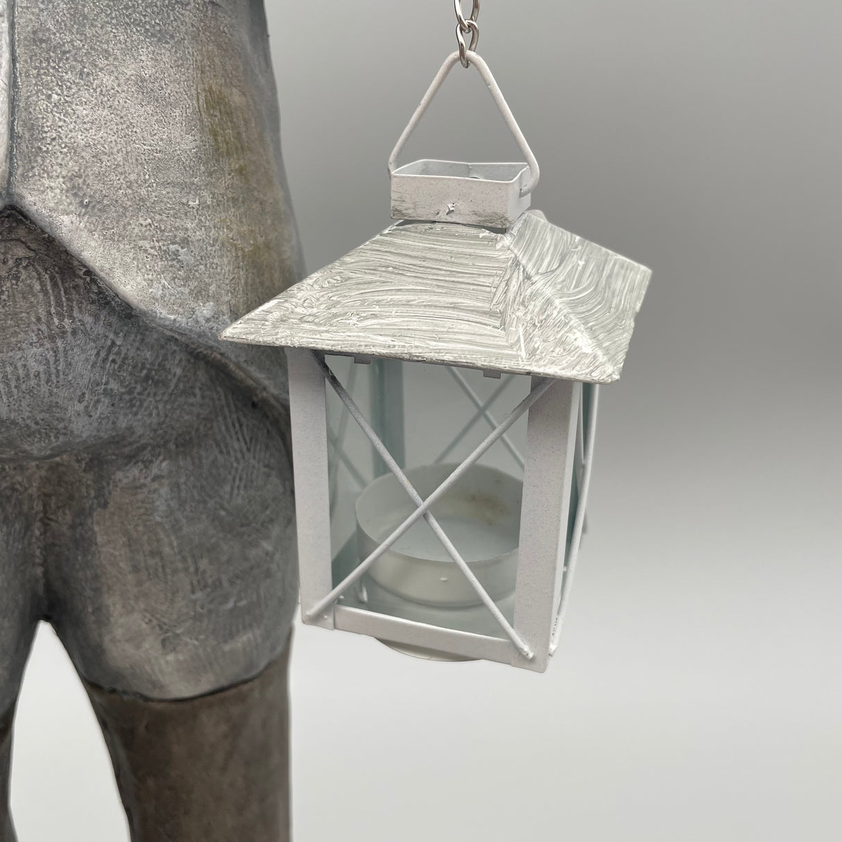 Deko Hase groß mit Laterne und Schaufel von Wimpelberg