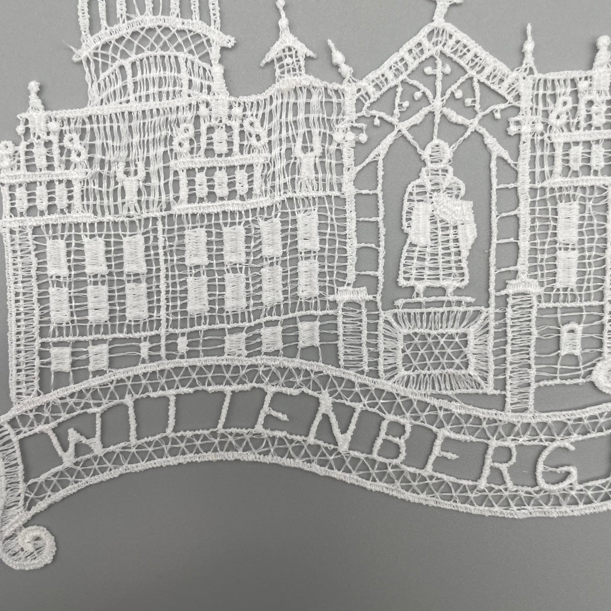 Fensterbild zum aufhängen Wittenberg Schlosskirche von Wimpelberg