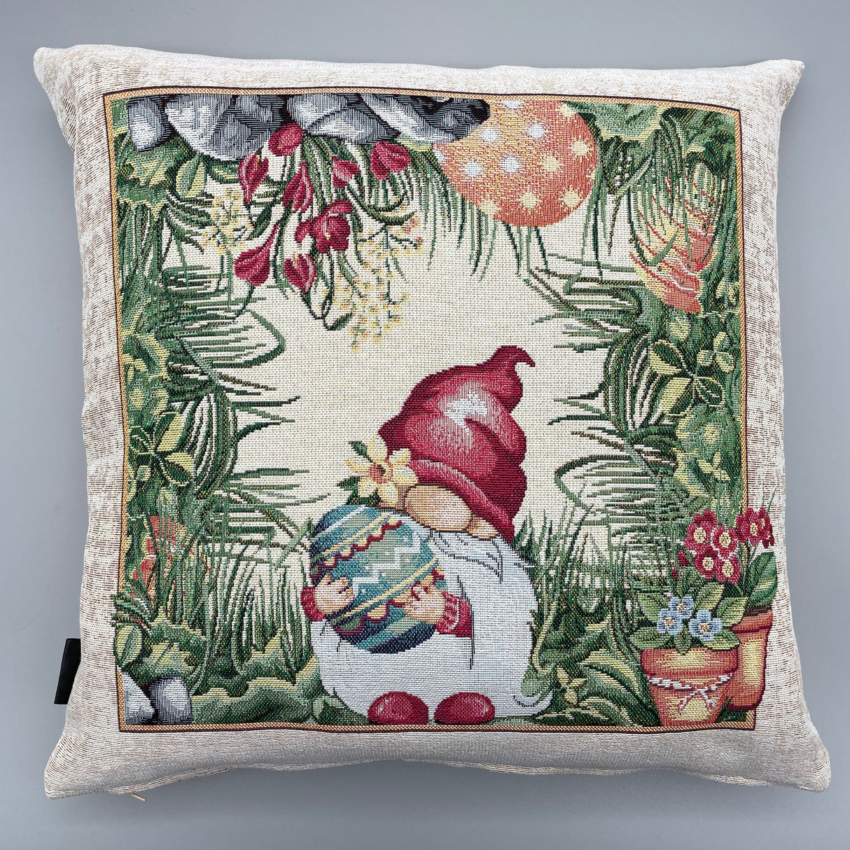 Kissenhülle 45x45cm Pinky Ostereier | Osterwichtel Kissenbezug von Wimpelberg