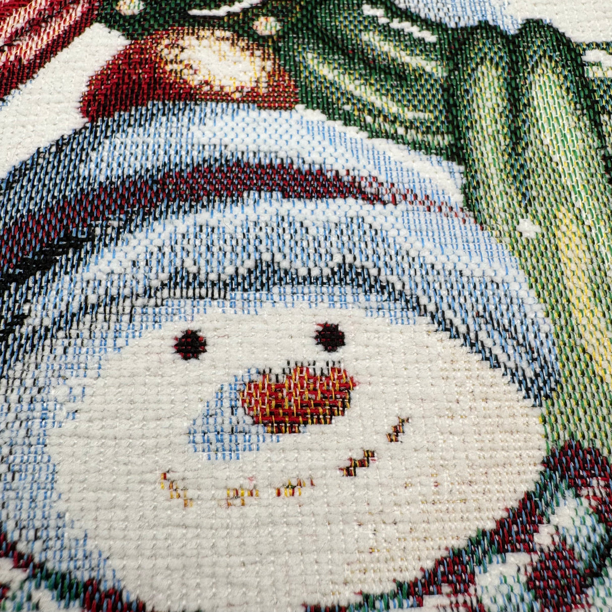 Winter Kissenhülle "Erwin" 45x45 cm – Gobelin mit Chenille-Mix von Wimpelberg