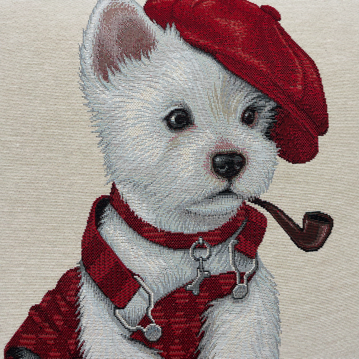 Kissenhülle Gobelin Sherlock 45x45cm | Kissenbezug Gobelin von Wimpelberg