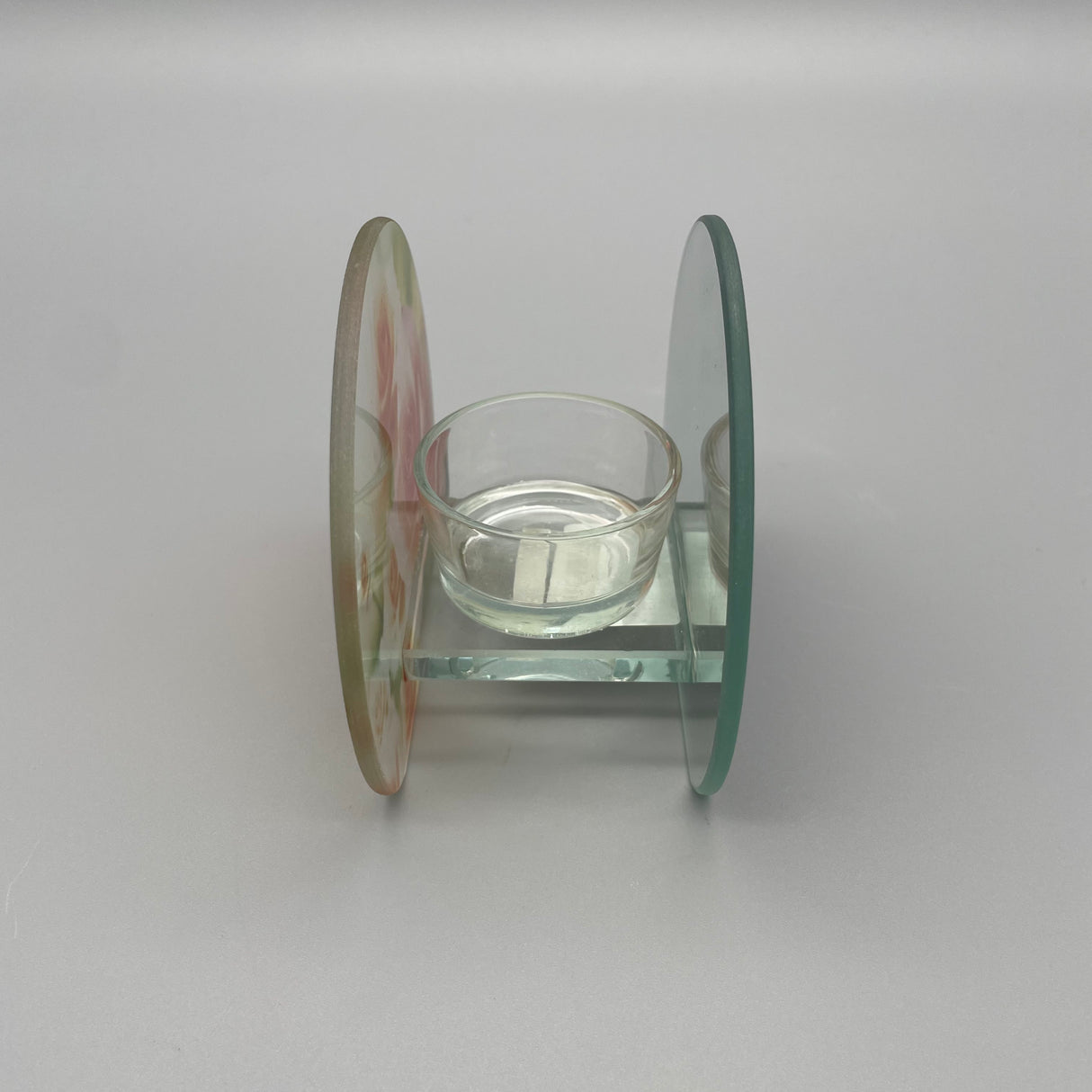 Windlicht Glas "Rosendekor" von Wimpelberg