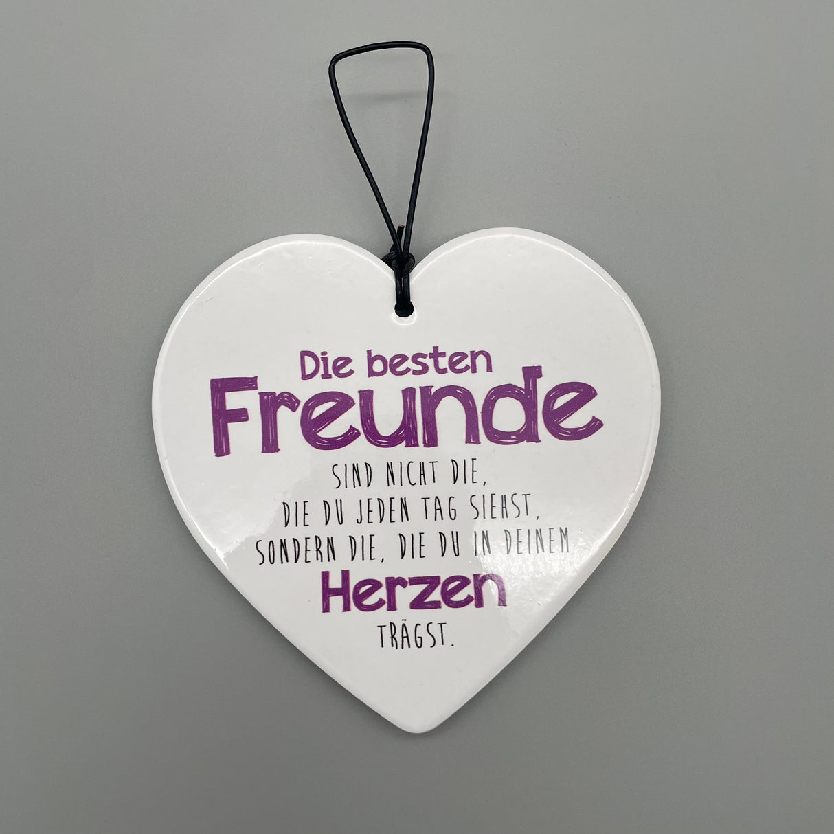 Herz Anhänger - unterschiedliche Sprüche | Deko hängend Geschenk Die Besten Freunde von Wimpelberg