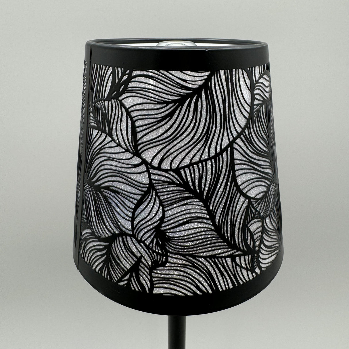 LED Outdoor-Lampe 11x38cm Schwarz: Dimmbar, Touch Sensor, Aufladekabel von Wimpelberg