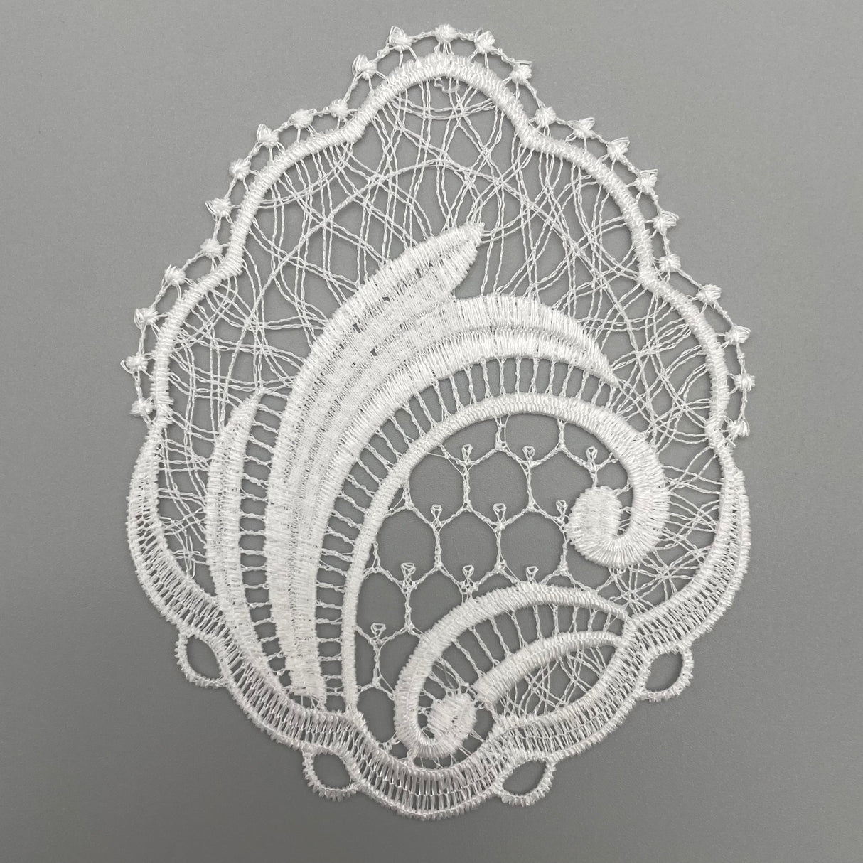 Glasuntersetzer Plauener Spitze Blume von Wimpelberg