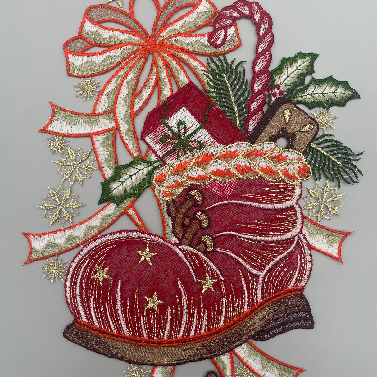 Fensterbild Weihnachten zum aufhängen Stiefel von Wimpelberg