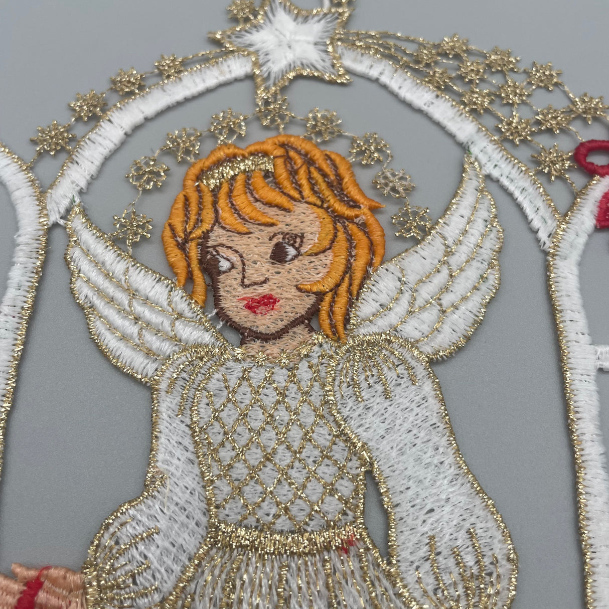 Fensterbild Weihnachten zum aufhängen Engel von Wimpelberg