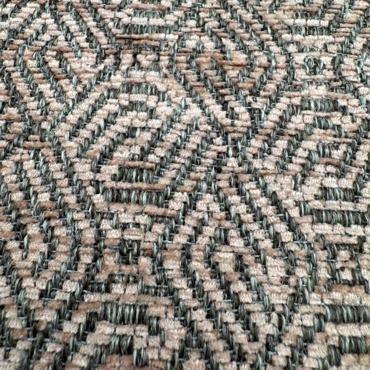 Kissenhülle "Rubiana" 45x45 cm – Elegantes Design in Rose, Blaugrau und Petrol von Wimpelberg