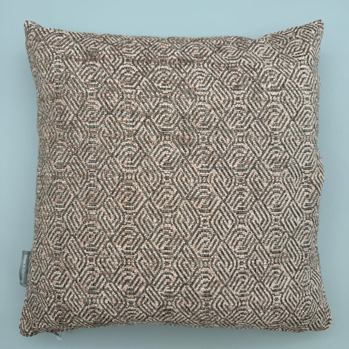 Kissenhülle "Rubiana" 45x45 cm – Elegantes Design in Rose, Blaugrau und Petrol von Wimpelberg