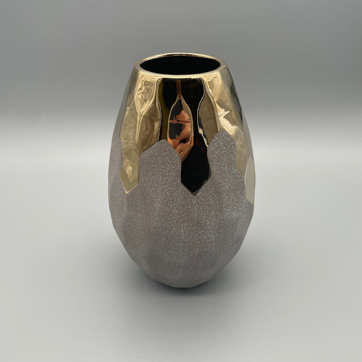 Vase "Sunlit Shimmer" sand-gold von Wimpelberg