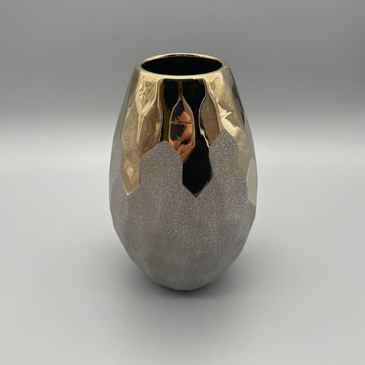 Vase "Sunlit Shimmer"  sand-gold von Wimpelberg