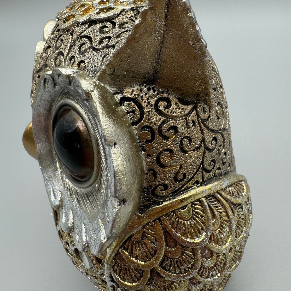 Dekofigur Eulenpaar ORNAMENTS – in Gold und Silber von Wimpelberg