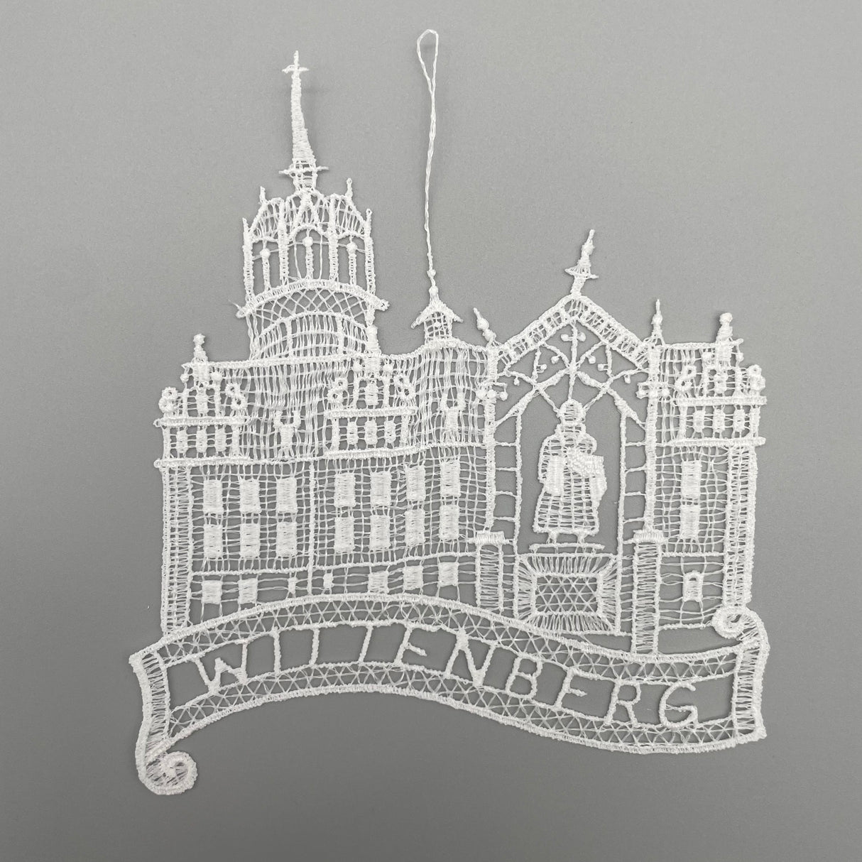 Fensterbild zum aufhängen Wittenberg Schlosskirche von Wimpelberg