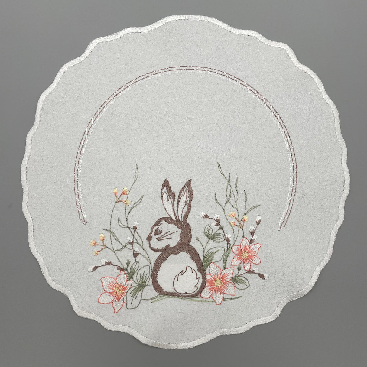 Osterdecke 28cm rund | Osterdeko von Wimpelberg