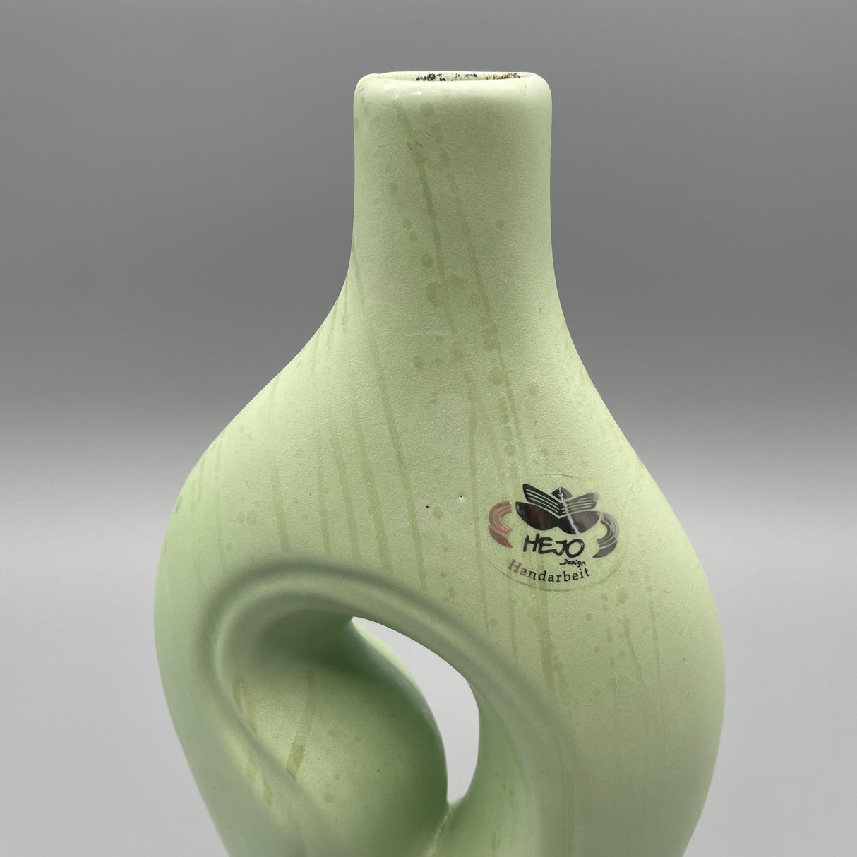 Vase Keramik grün von Wimpelberg