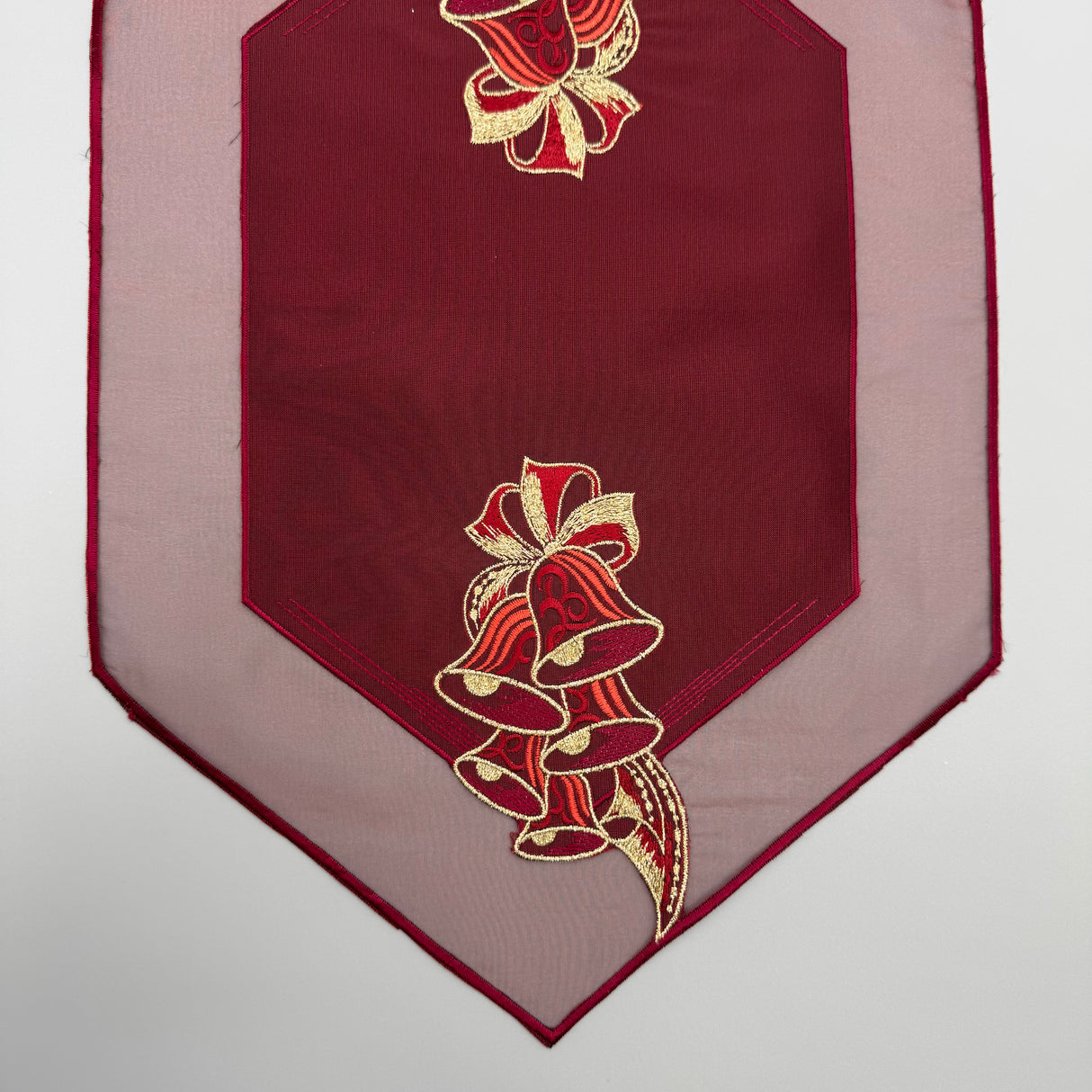 Deko Tischläufer Weihnachten 30x48 cm – mit Weihnachtsglocken von Wimpelberg