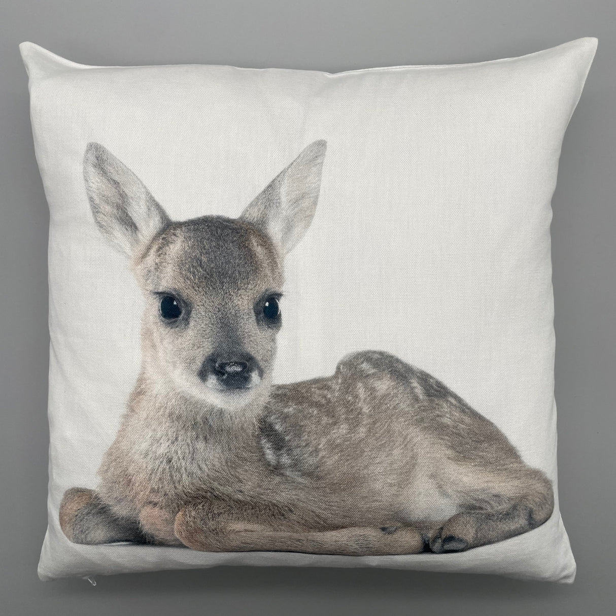 Baumwolle Kissenbezug Tiermotive - 45x45cm Rehkitz von Wimpelberg