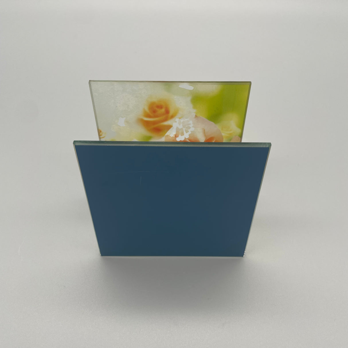 Windlicht Glas "Rosendekor" von Wimpelberg