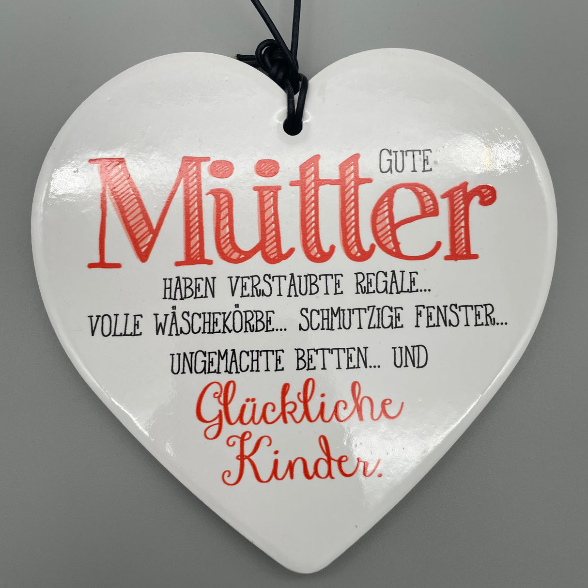 Herz Anhänger - unterschiedliche Sprüche | Deko Hängend Geschenk von Wimpelberg