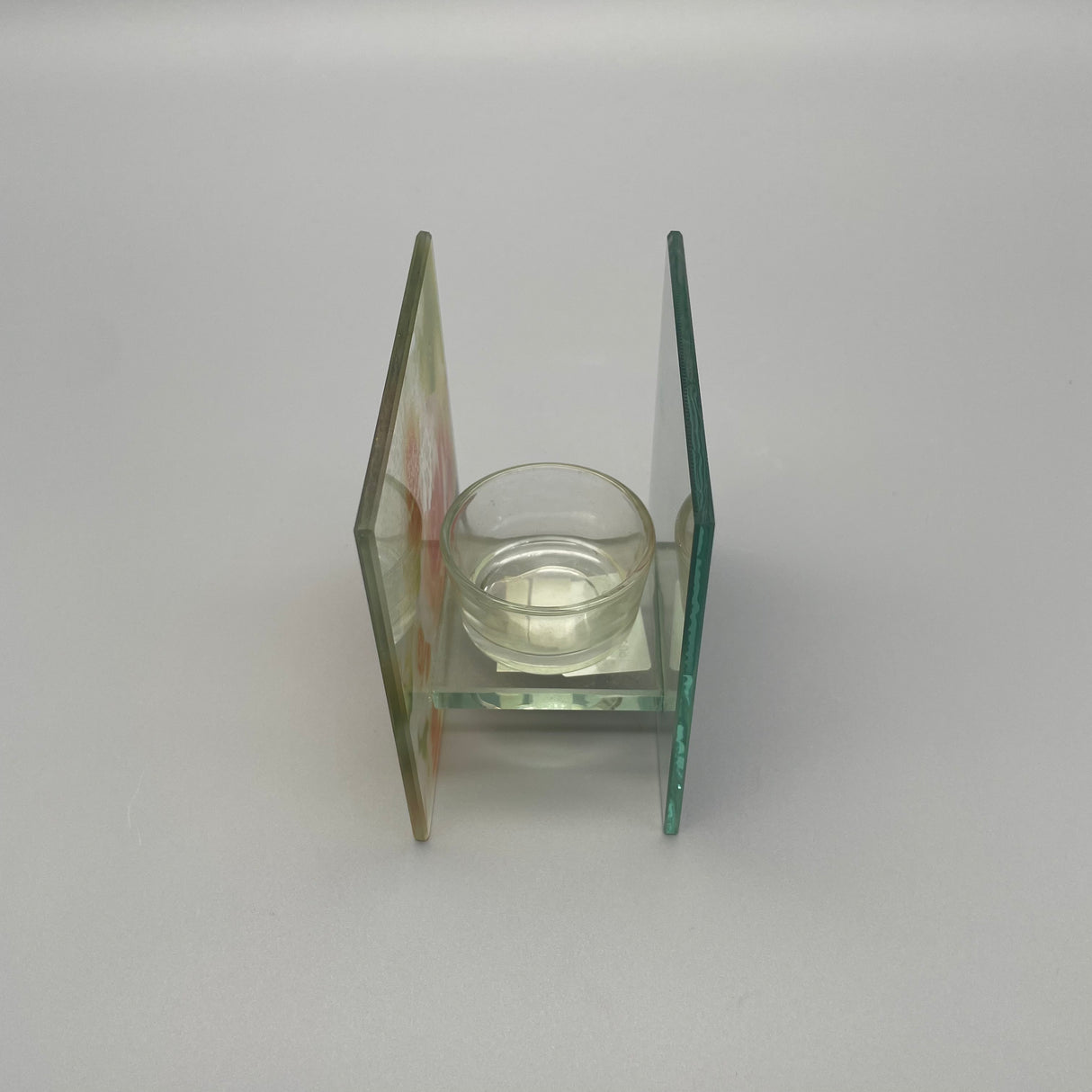 Windlicht Glas "Rosendekor" von Wimpelberg