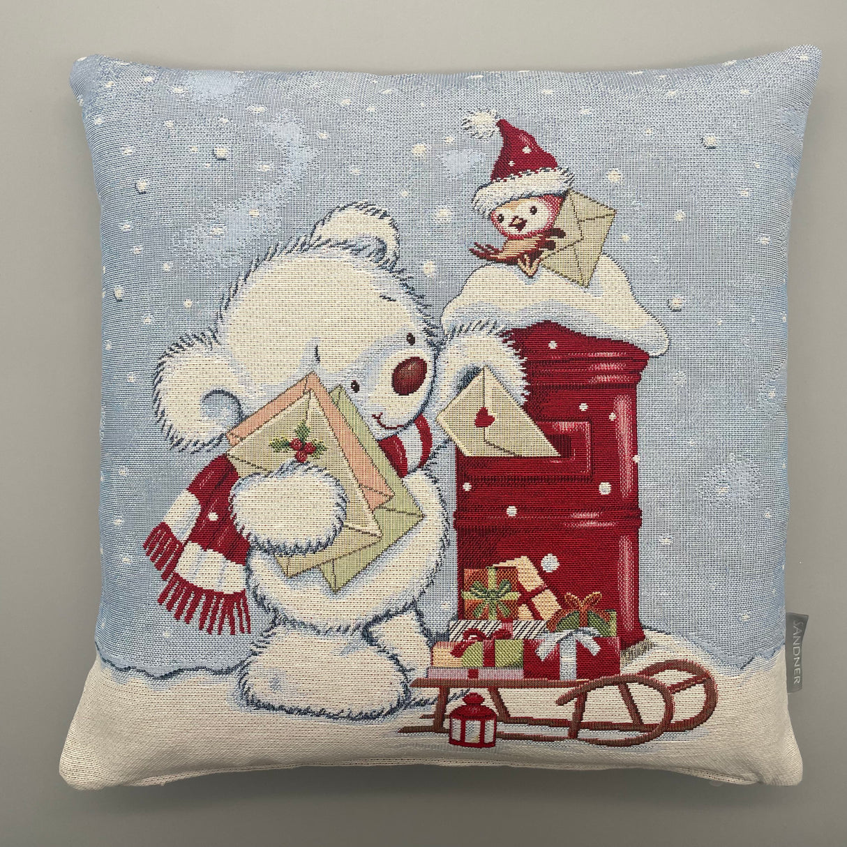 Kissenhülle - Bären, Briefkasten von Wimpelberg