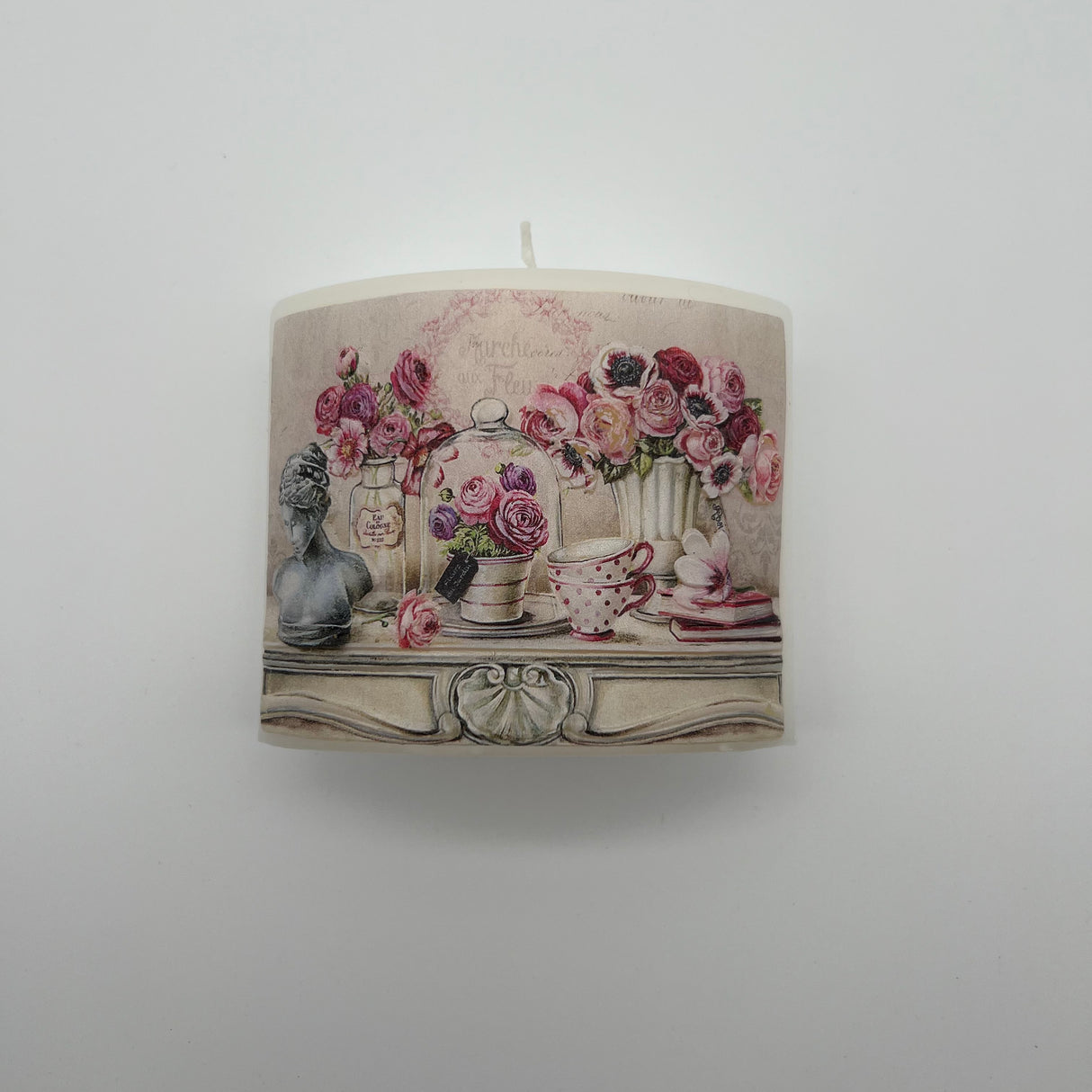 Geschenk Kerze - unterschiedliche Motive Blüten von Wimpelberg