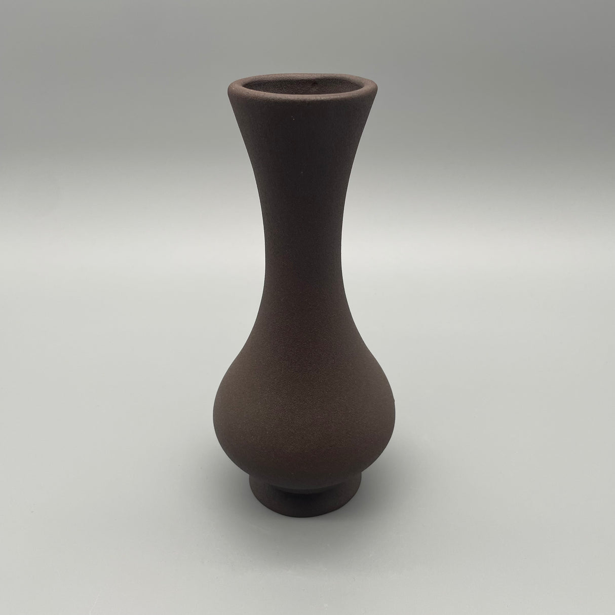 Dunkelbraune Vase von Wimpelberg