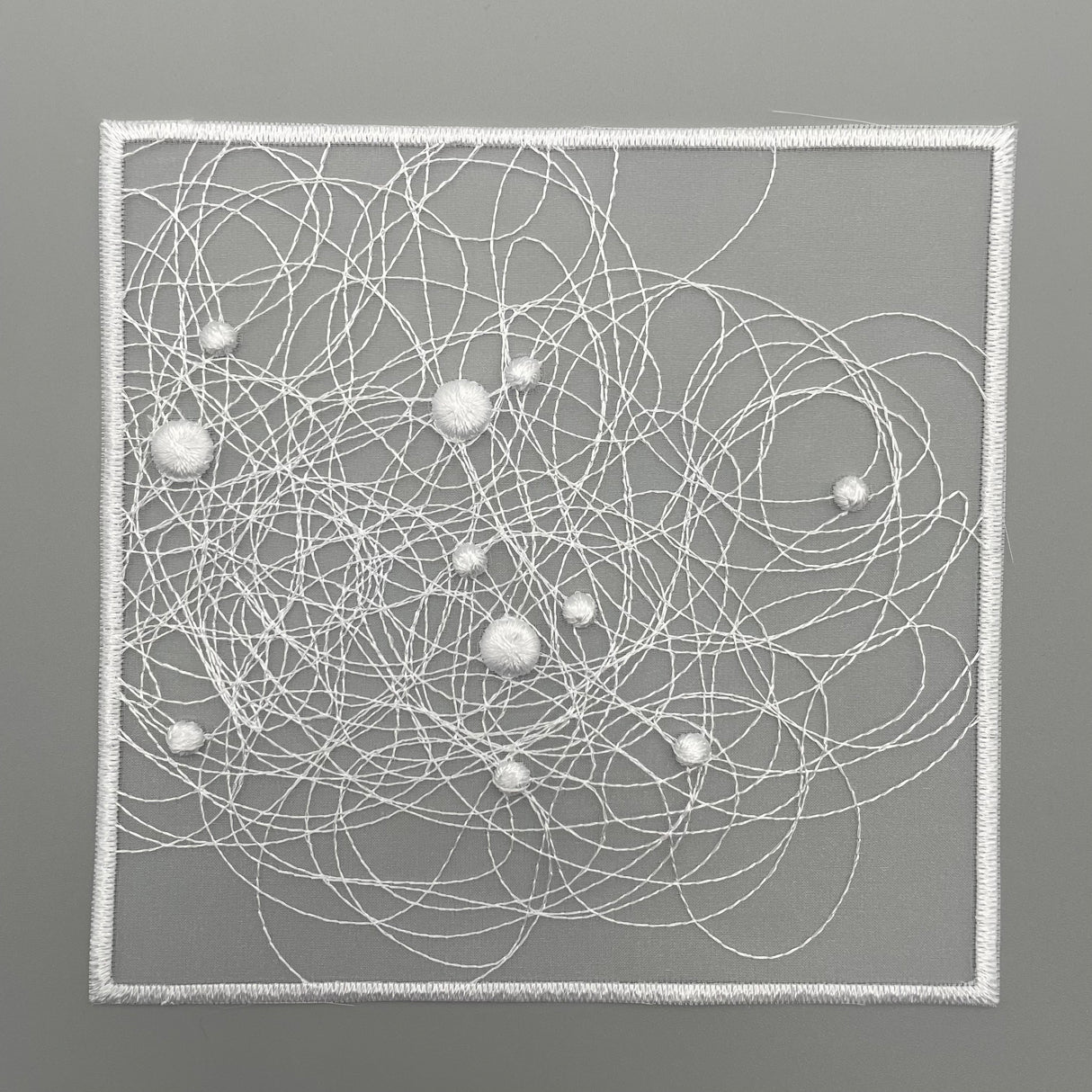 Untersetzer eckig natur 17x17cm | Tischuntersetzer von Wimpelberg