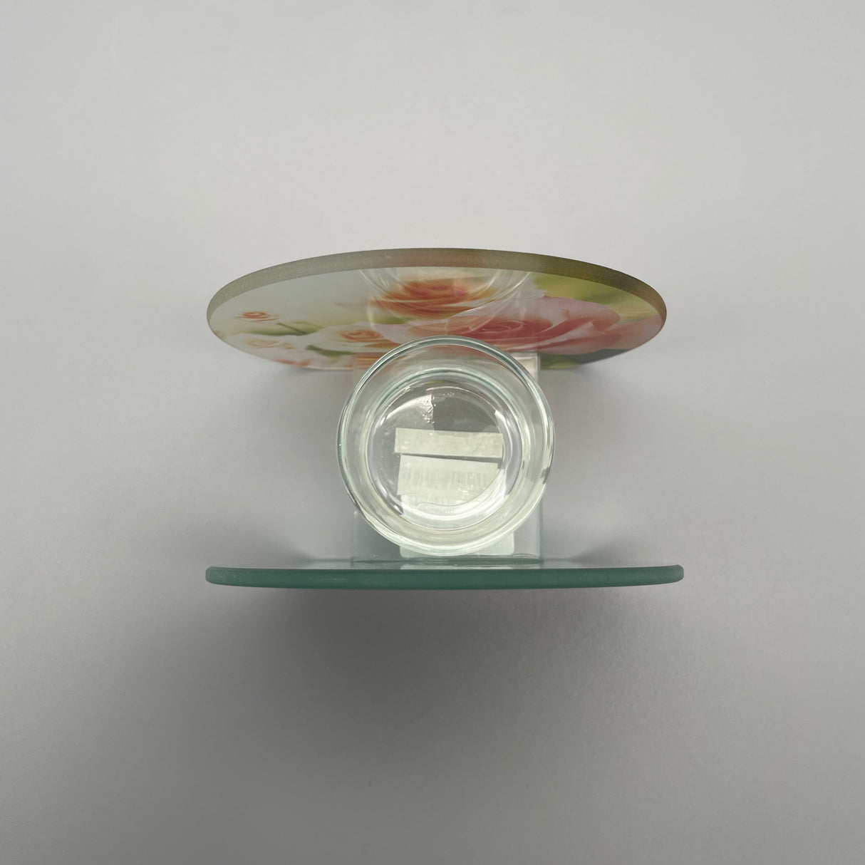 Windlicht Glas "Rosendekor" von Wimpelberg