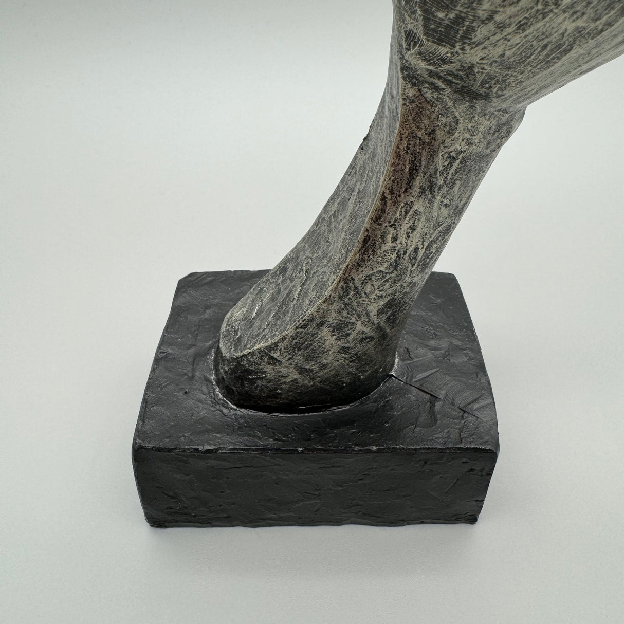 Antikfarbene Deko-Büste auf Sockel, 30 cm, Kunststein von Wimpelberg