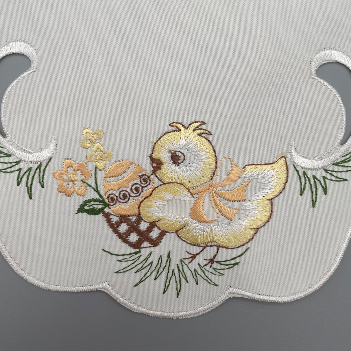 Osterdecke 26cm rund Küken | Osterdeko von Wimpelberg