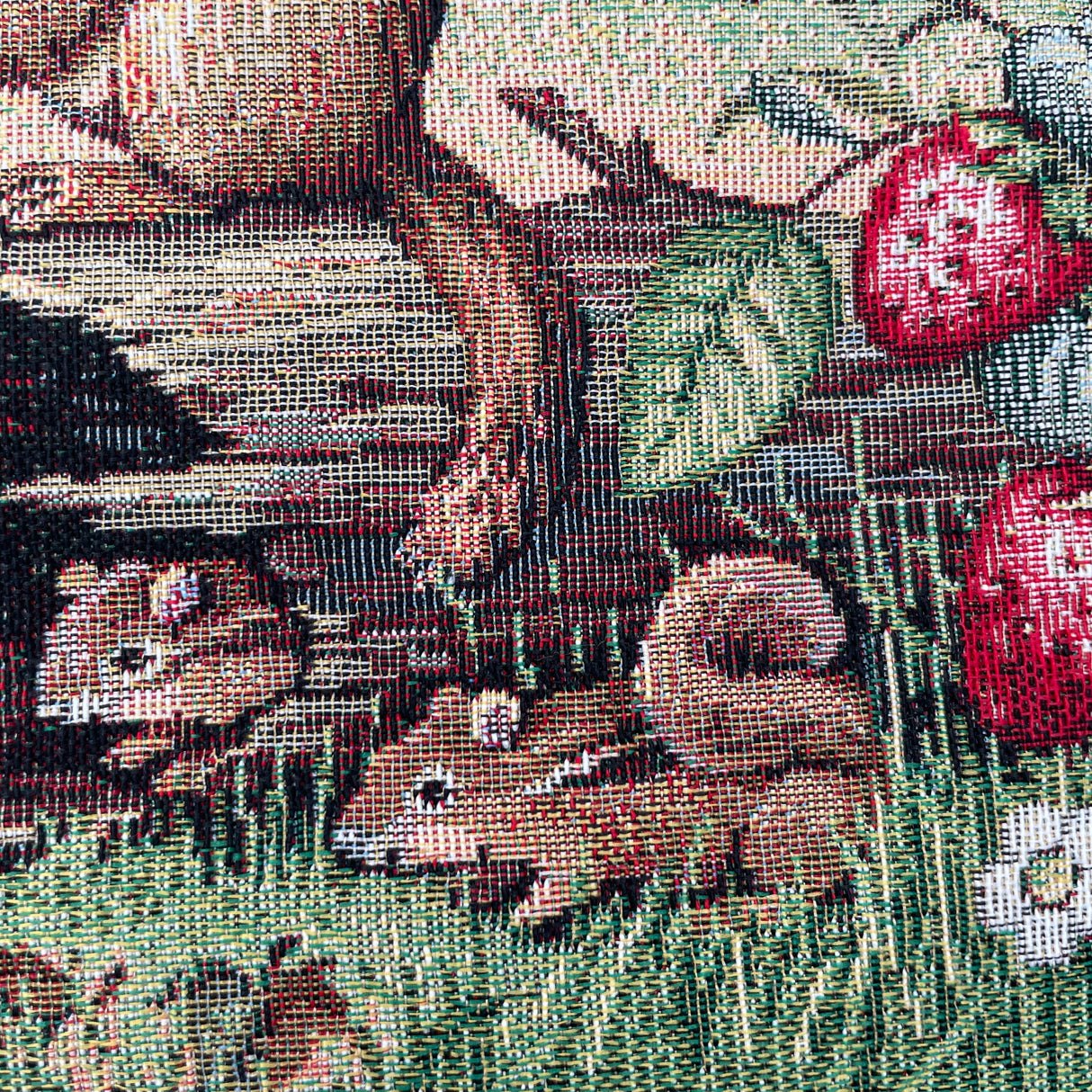 Kissenhülle Gobelin "Tiere" - 38x48cm | Frühlings Kissenhülle von Wimpelberg