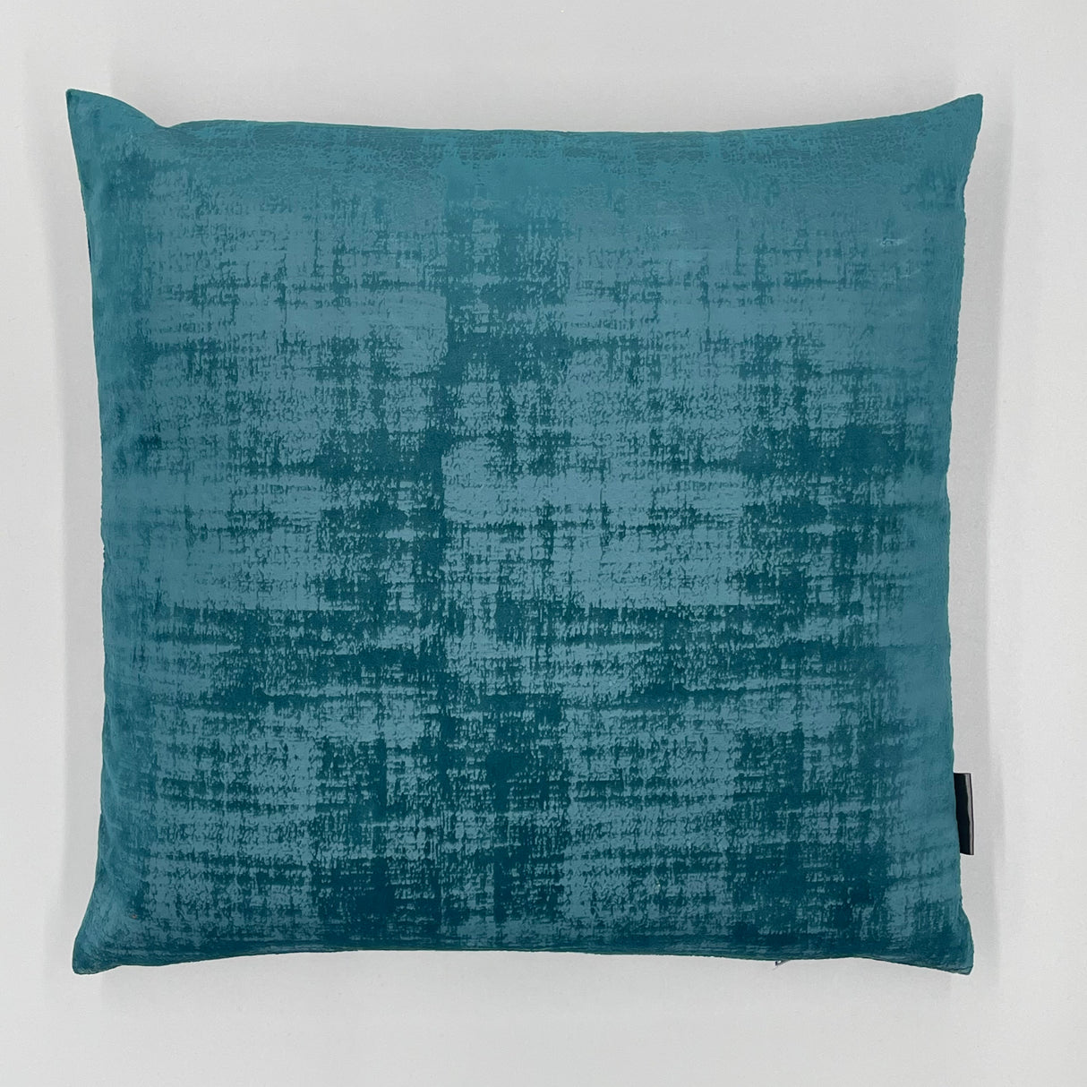 Kissenhülle "Dessin Velvet Marble" - 40x40cm petrol von Wimpelberg