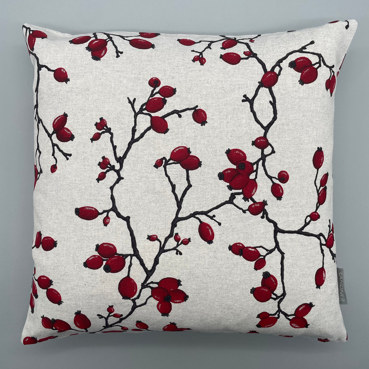Baumwoll Kissenbezug "Hagebutte" - 45x45cm von Wimpelberg
