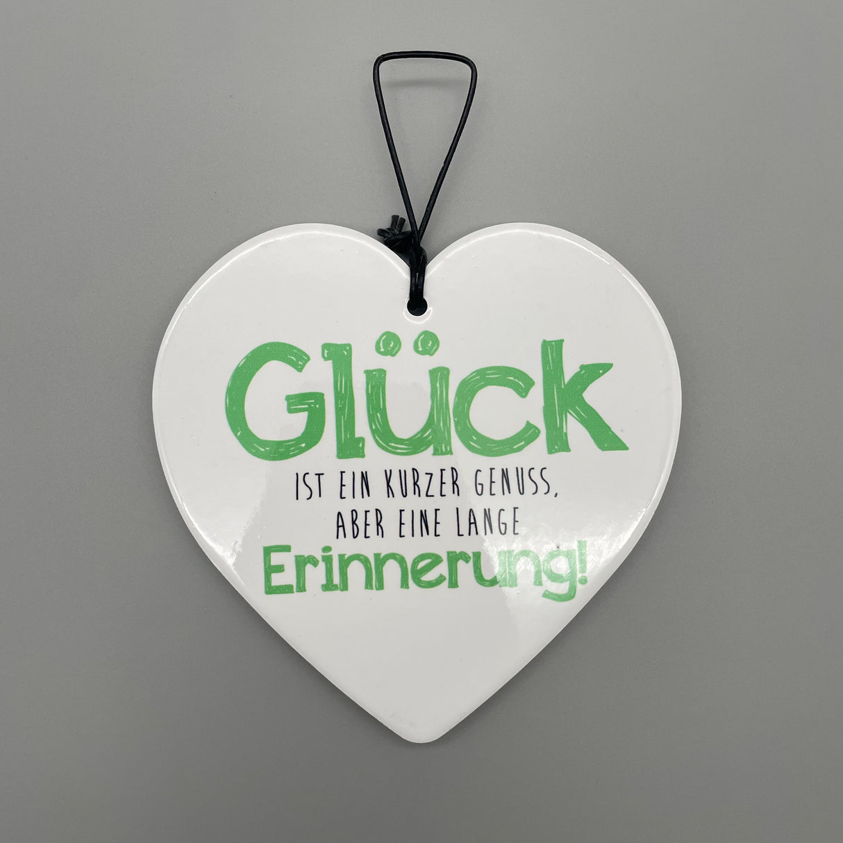 Herz Anhänger - unterschiedliche Sprüche | Deko hängend Geschenk Glück Erinnerung von Wimpelberg