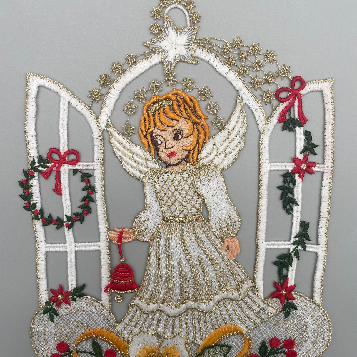 Fensterbild Weihnachten zum aufhängen Engel von Wimpelberg