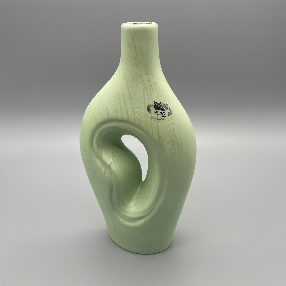 Vase Keramik grün von Wimpelberg