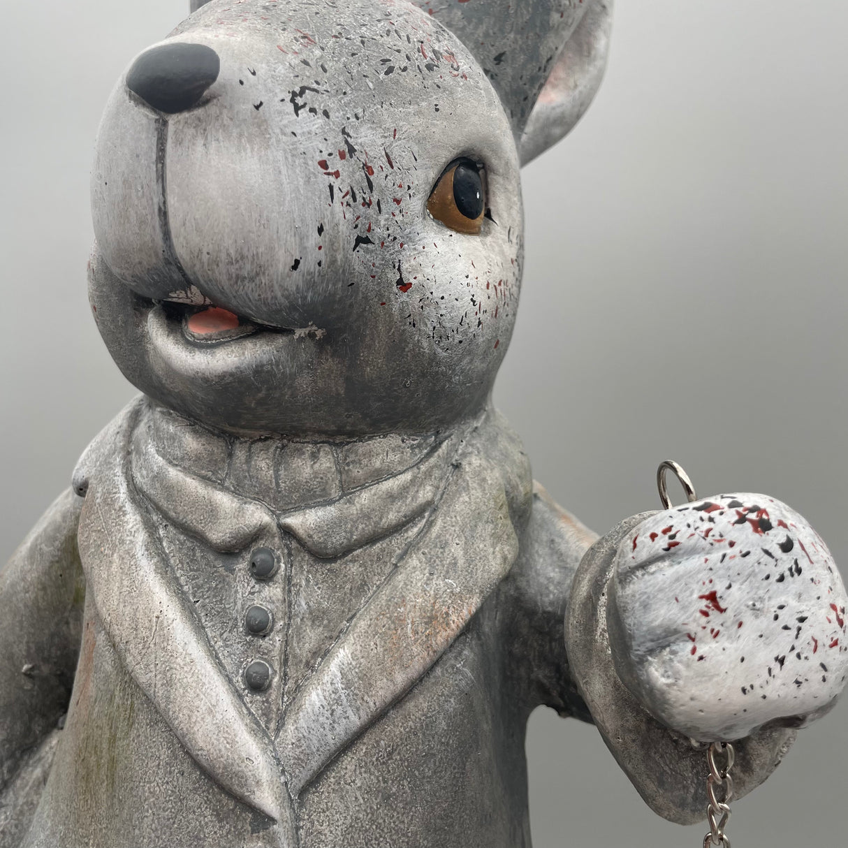 Deko Hase groß mit Laterne und Schaufel von Wimpelberg