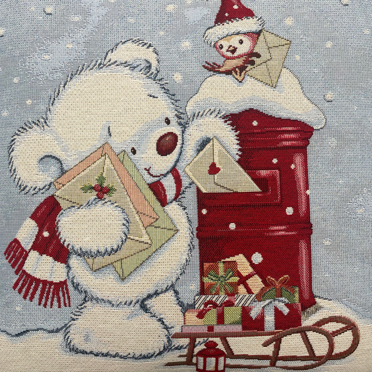 Kissenhülle - Bären, Briefkasten von Wimpelberg