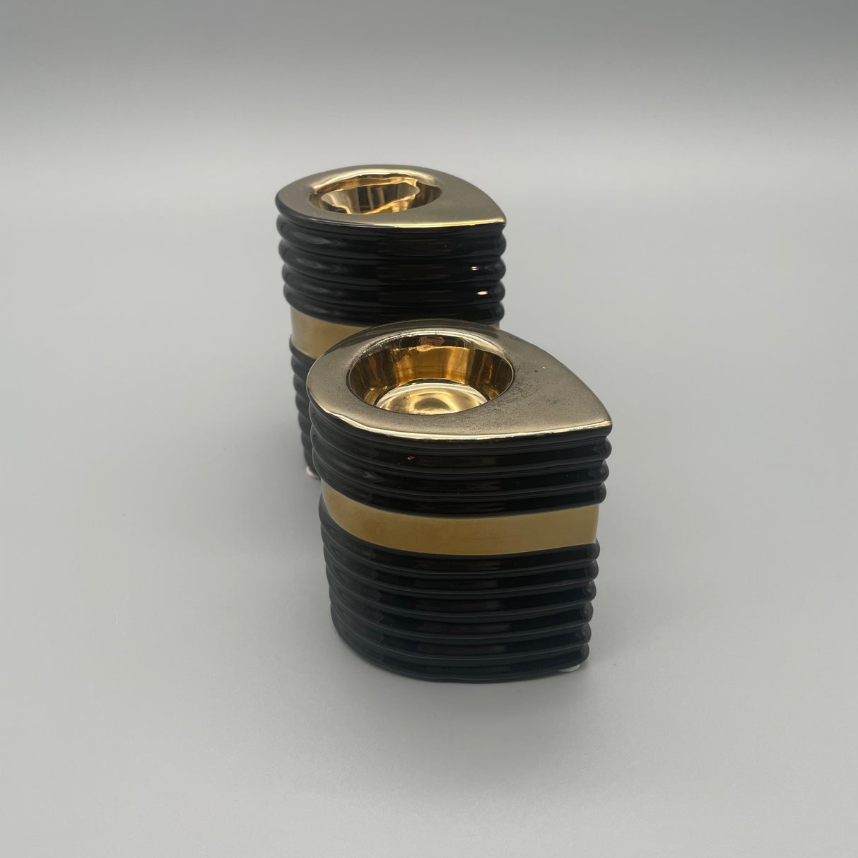 Leuchter "Palm" schwarz-gold von Wimpelberg