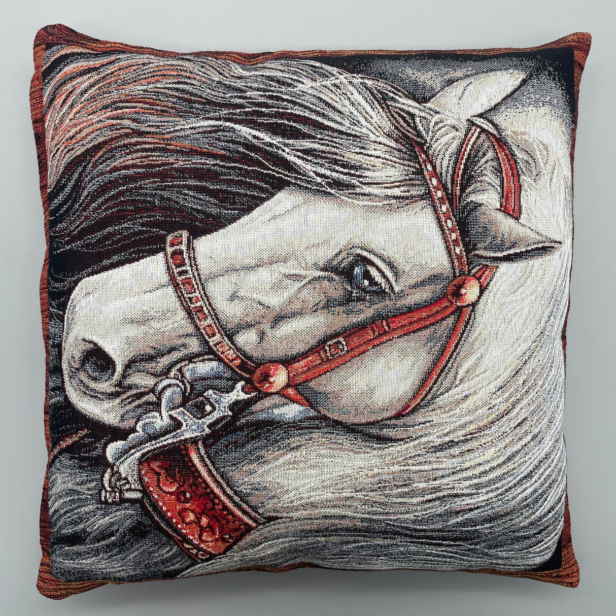 Kissenbezug Pferd/Pegasus - 45x45cm von Wimpelberg