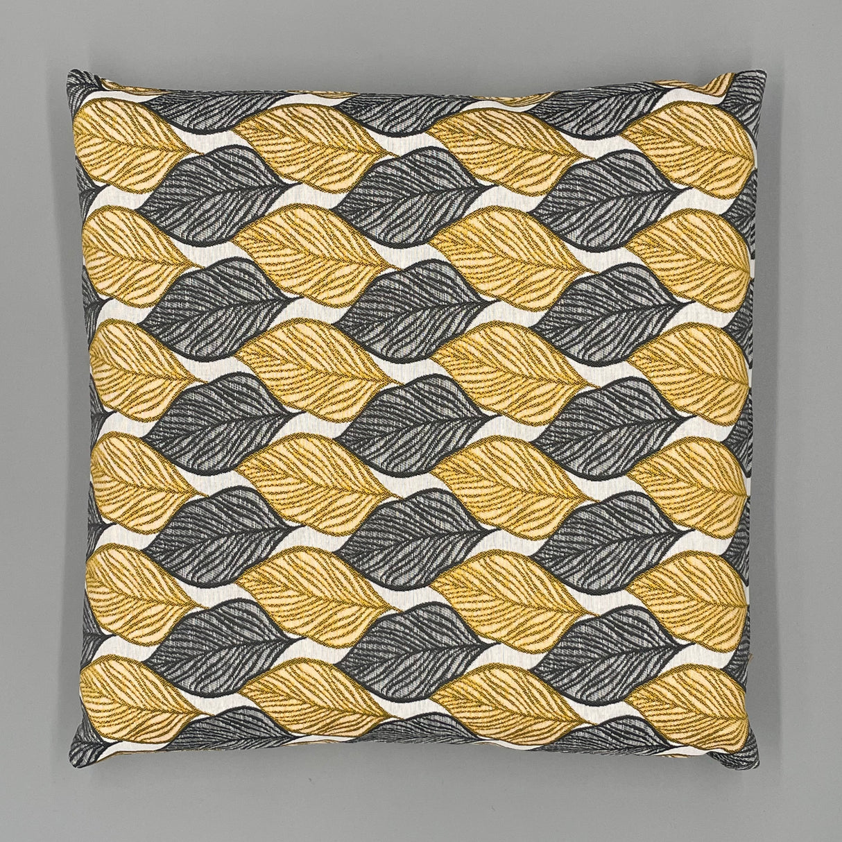 Kissenhülle "Cohiba" - 40x40cm gelb von Wimpelberg